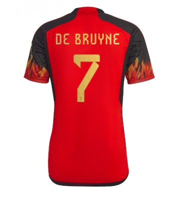 Belgia Kevin De Bruyne #7 Koszulka Podstawowych MŚ 2022 Krótki Rękaw